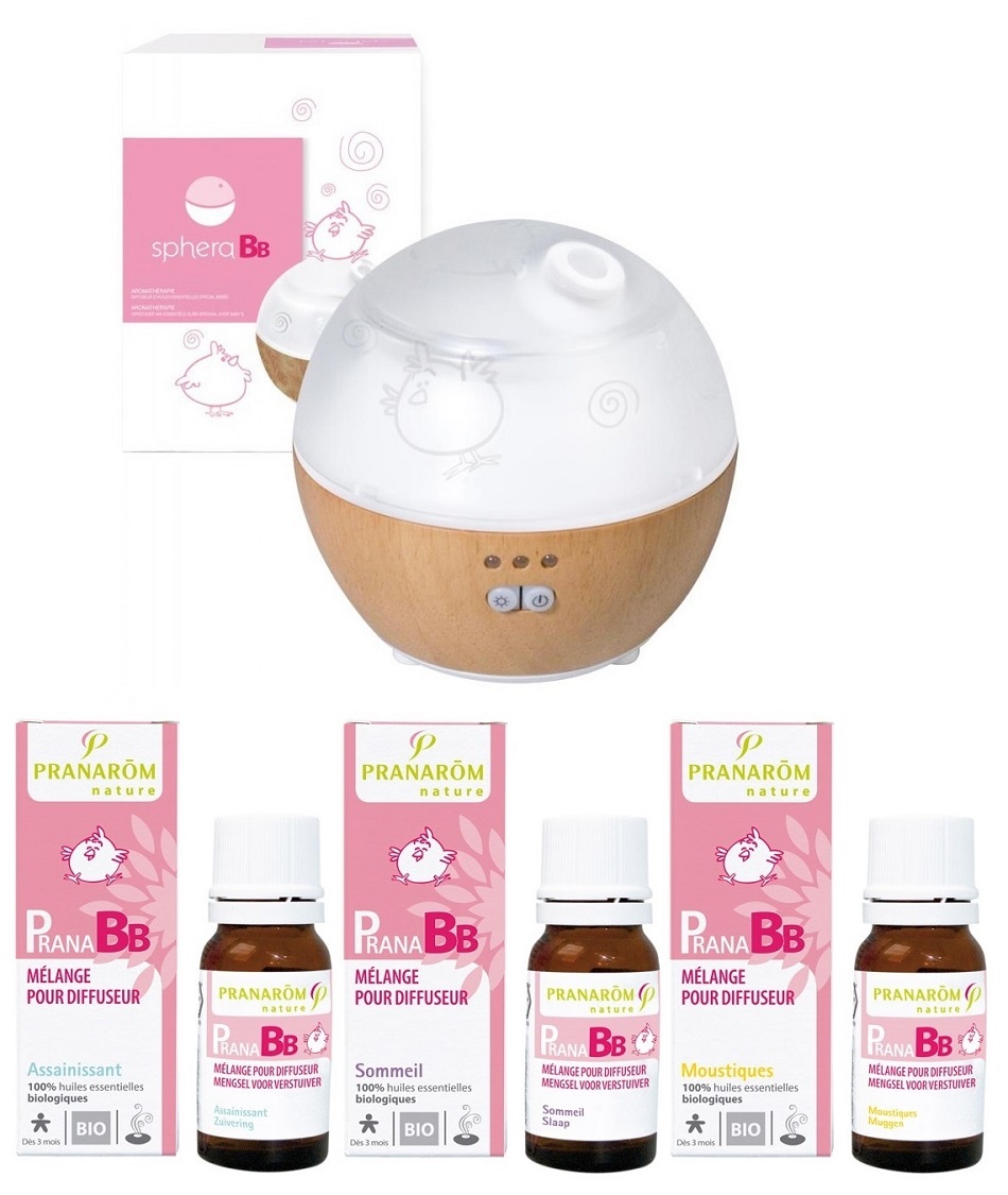 Pranarom BB: diffusore +
oli essenziali